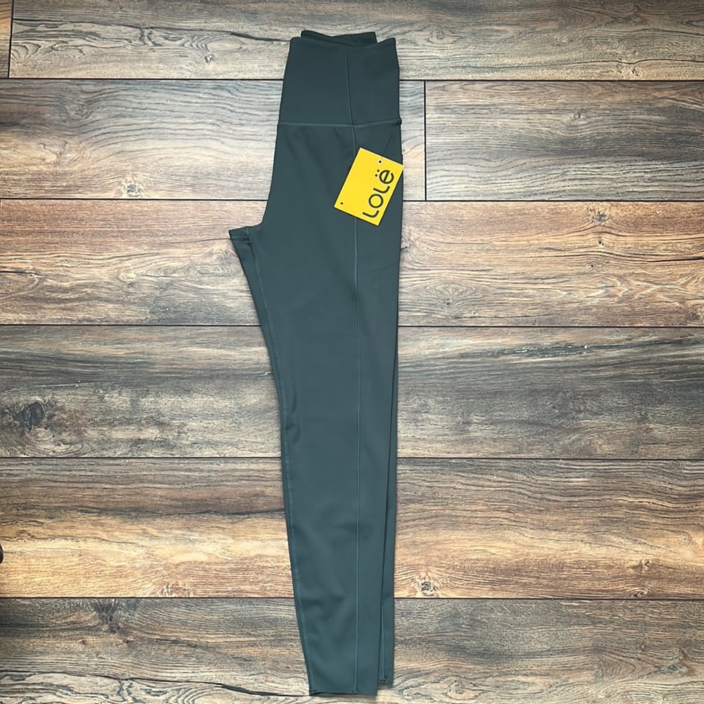 Eucalyptus green step up leggings